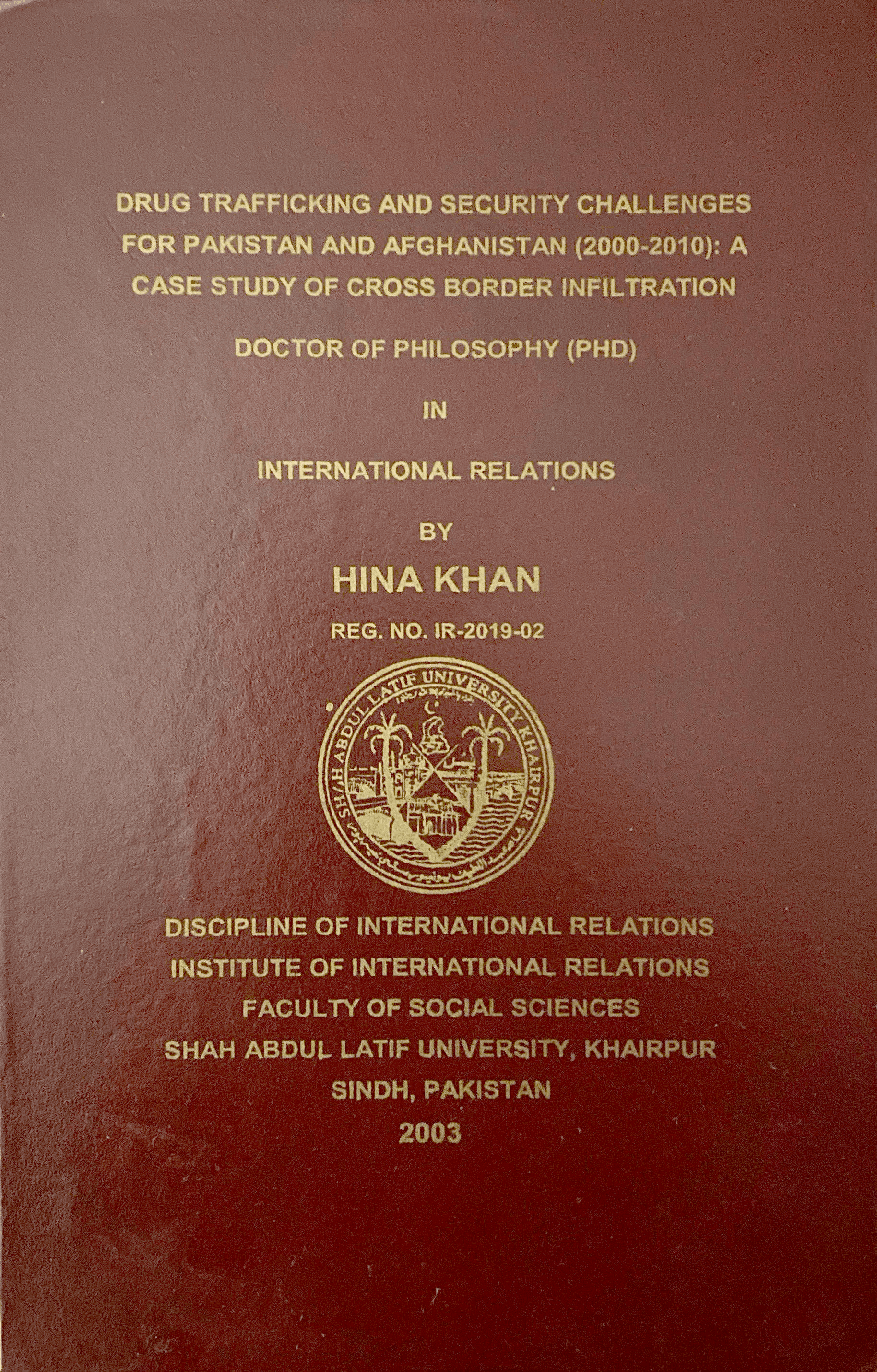 Ph.D. Dissertation - First Page